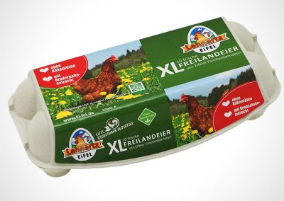 Frische Eier in bester Qualität vom Geflügelhof Lehnertz in Habscheid, Eifel - XL 10er Pack - frische Freilandeier von Eifeler Familienbetrieben
