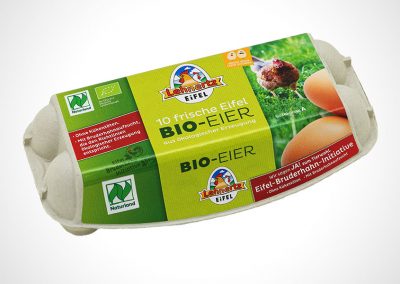 Frische Eier in bester Qualität vom Geflügelhof Lehnertz in Habscheid, Eifel - 10er Pack - frische BIO Eier aus der Eifel
