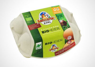 Frische Eier in bester Qualität vom Geflügelhof Lehnertz in Habscheid, Eifel - 6er Pack - frische BIO Eier aus der Eifel