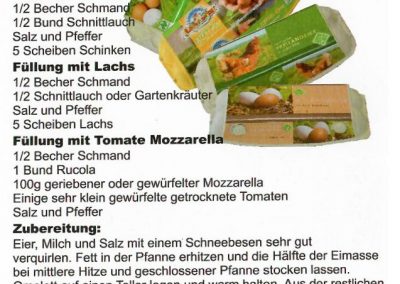Gefülltes Eier-Omelett | Rezept-Ideen | Geflügelhof Lehnertz in der Eifel