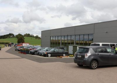 Tag der offenen Tür in der neu errichteten Eierpackstelle der Vertriebsfirma D+L Lehnertz GmbH - zu Gast: Landwirtschaftsministerin Daniela Schmitt