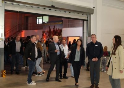 Tag der offenen Tür in der neu errichteten Eierpackstelle der Vertriebsfirma D+L Lehnertz GmbH - zu Gast: Landwirtschaftsministerin Daniela Schmitt