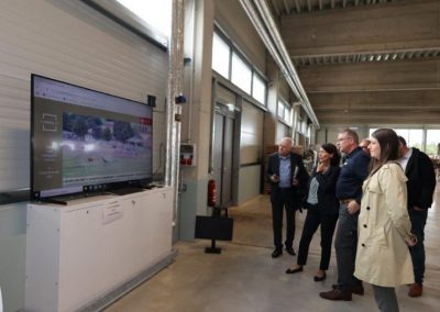 Tag der offenen Tür in der neu errichteten Eierpackstelle der Vertriebsfirma D+L Lehnertz GmbH - zu Gast: Landwirtschaftsministerin Daniela Schmitt