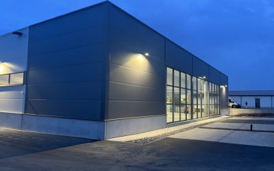 Neubau der neuen Eierpackstelle
